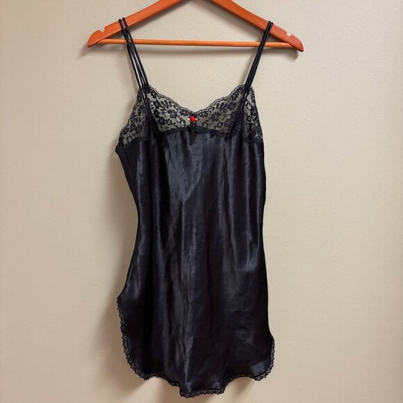 Vintage Victorias Secret Womens Slip Dress Size Small Cami Satin Lace Flirty Y2K - Picture 1 of 12